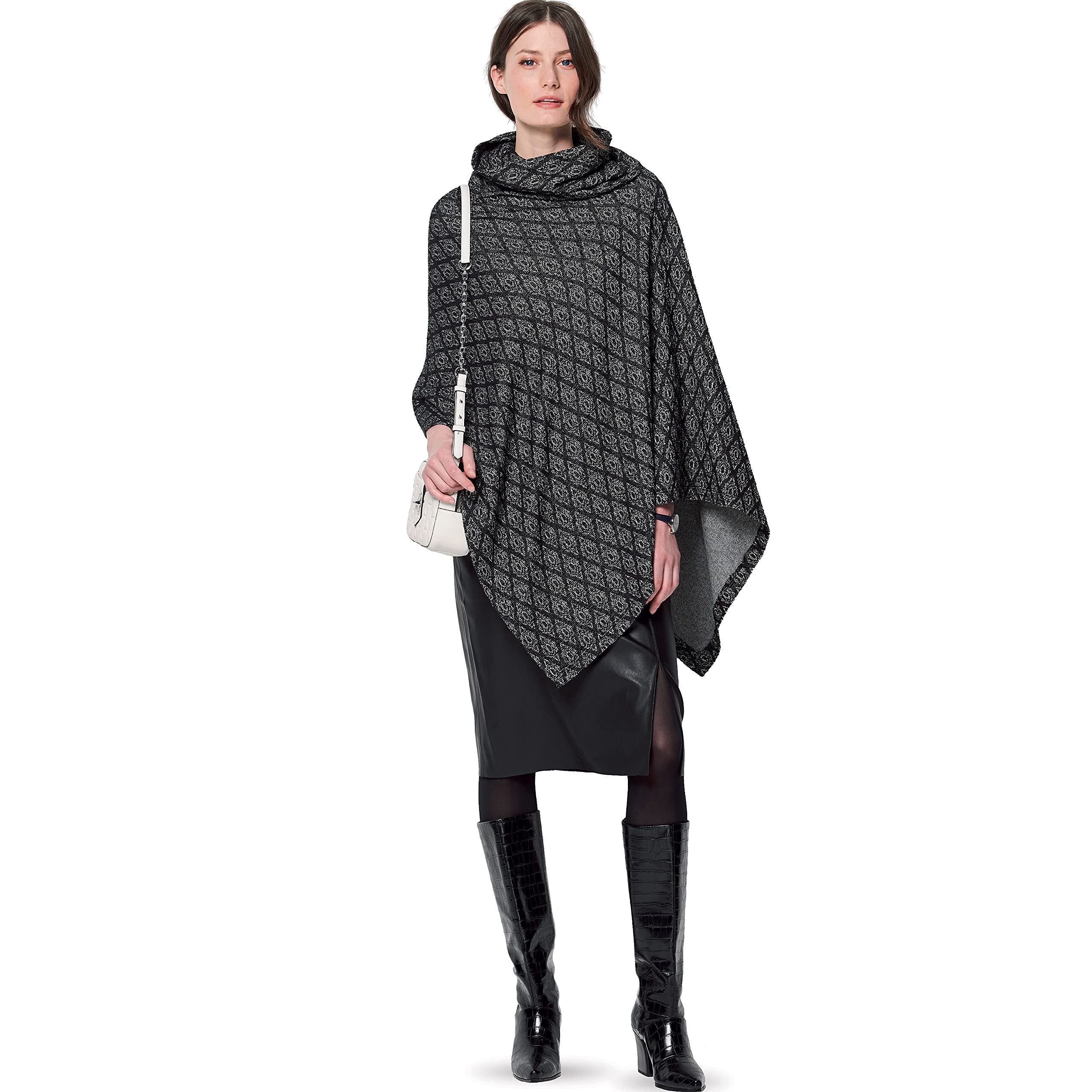burda-style-6175-damen-poncho-jacke-papierschnittmuster-gr-34-44 image 6