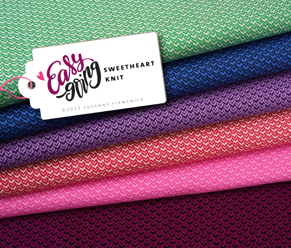 albstoffe-easygoing-sweetheart-knit-bio-jacquard-jersey-meterware image 1