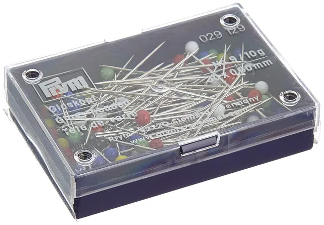 prym-glaskopf-stecknadeln-30-mm-x-0-60-mm-100-st-ck-bunt image 1