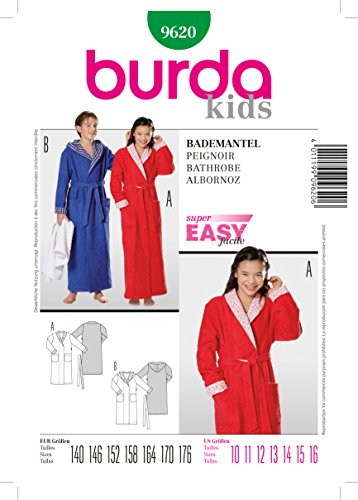burda-kids-9620-bademantel-papierschnittmuster-kinder-gr-140-176 image 5