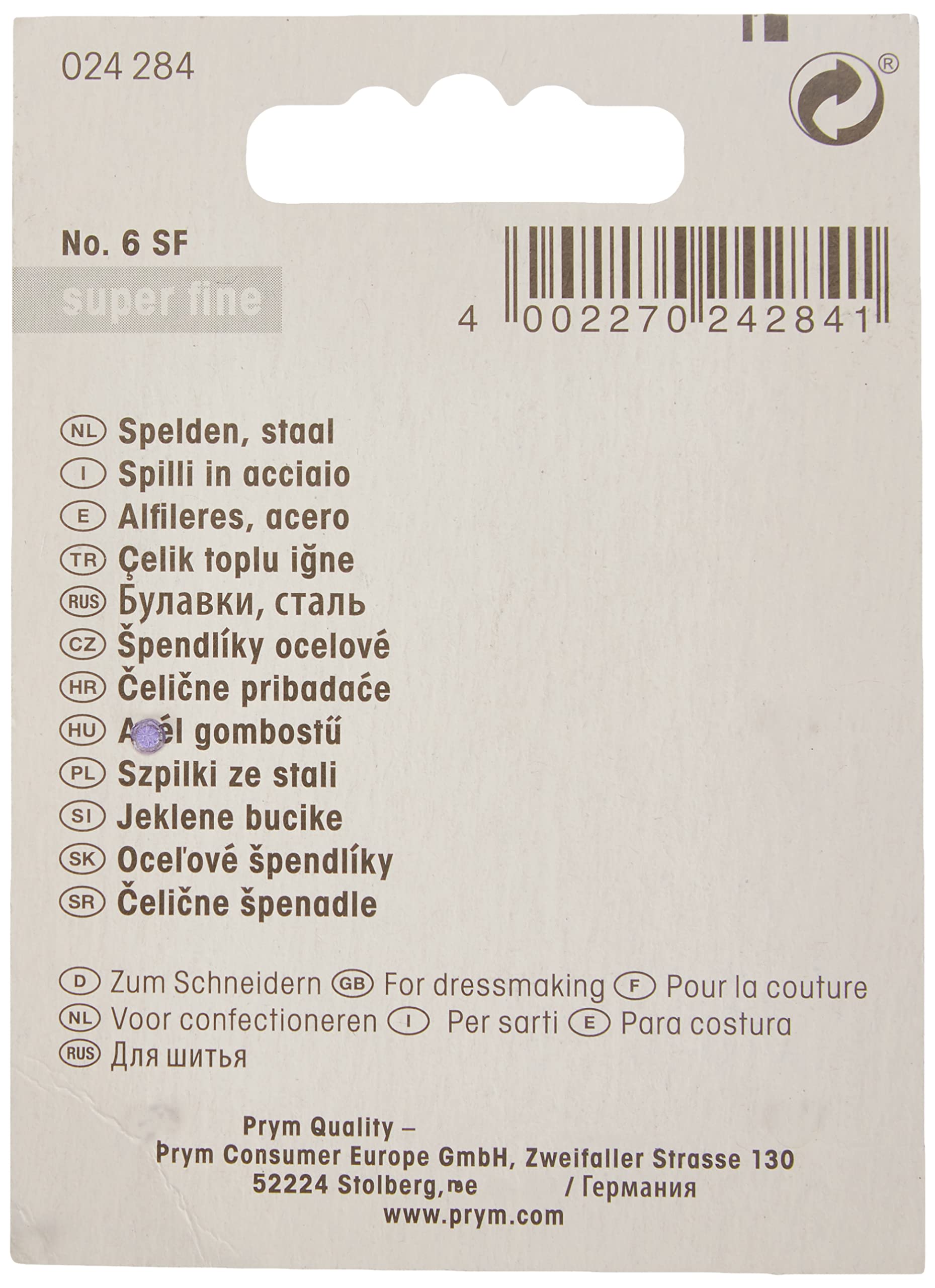 prym-024284-stecknadeln-0-50-x-30-mm-silber-15-g-karte-mit-dose image 2