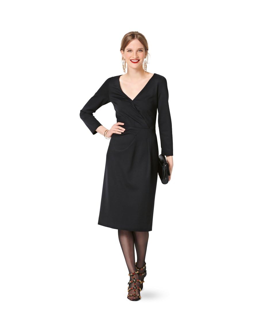 burda-style-schnittmuster-6287-langarmkleid-damen-34-44-mit-wickeleffekt image 6