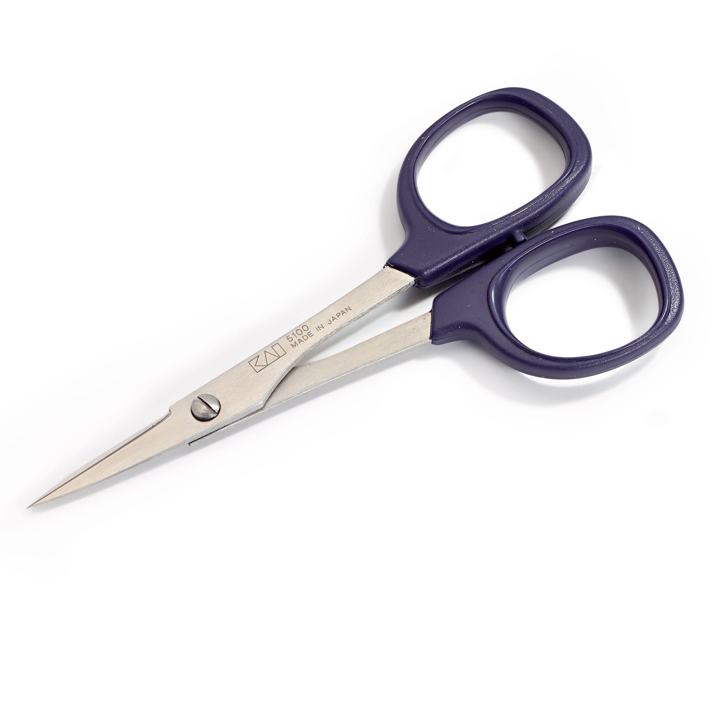 prym-611514-professional-stickschere-10-cm-pflaumenblau-pr-zisionsschere-edelsta image 1