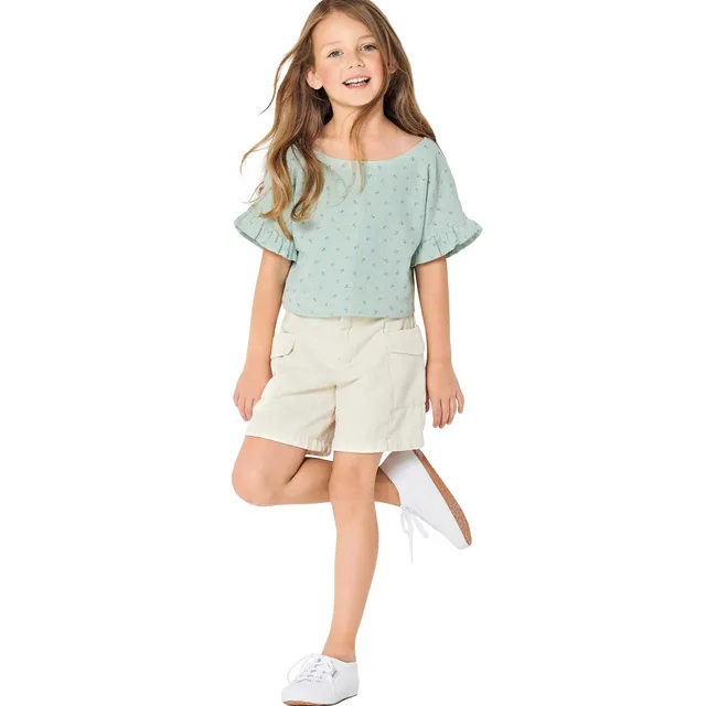burda-style-b9303-schnittmuster-kinder-sommer-top-t-shirt-gr-116-146 image 1