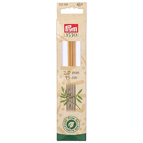 prym-1530-strumpfstricknadeln-15-cm-2-0-mm-bambus image 4