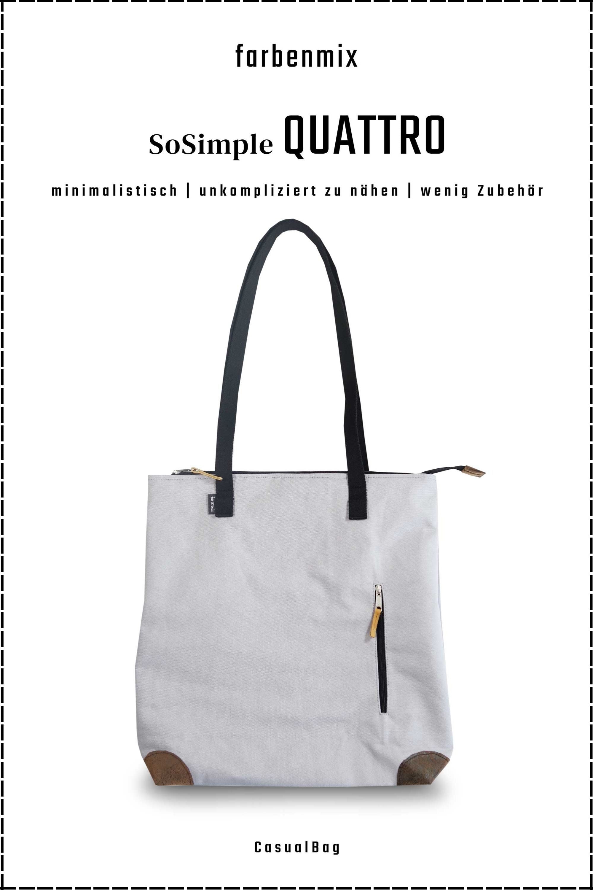farbenmix-sosimple-casualbag-quattro-handtasche-schnittmuster-ebook image 1