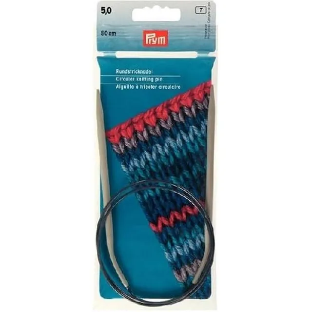 prym-211294-rundstricknadeln-alu-80-cm-5-00-mm-grau image 1