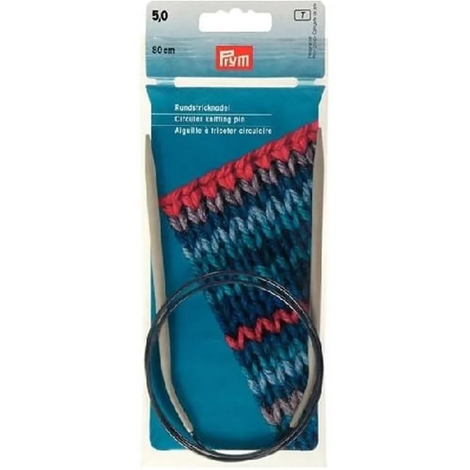 prym-211294-rundstricknadeln-alu-80-cm-5-00-mm-grau image 1