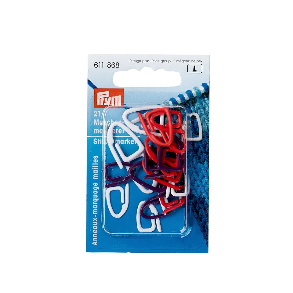 prym-maschenmarkierer-kunststoff-21-st-ck-f-r-garnst-rke-2-8-mm image 1