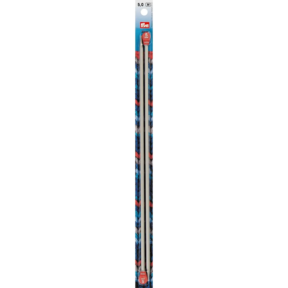 prym-191467-jackenstricknadeln-alu-35-cm-st-rke-5-0-grau image 1