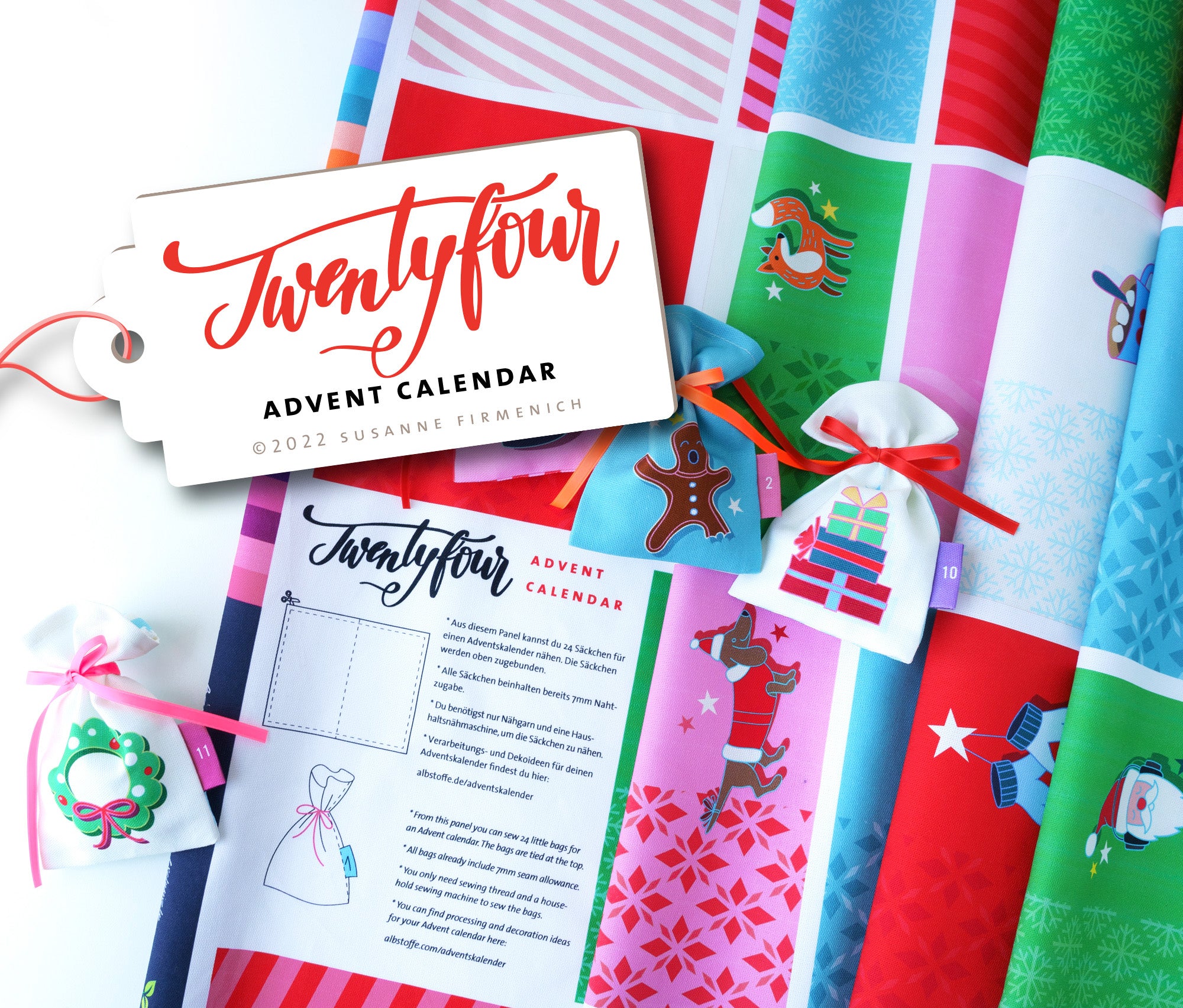 albstoffe-ugly-christmas-twentyfour-adventskalender-panel-bio-canvas-145x100-cm image 1