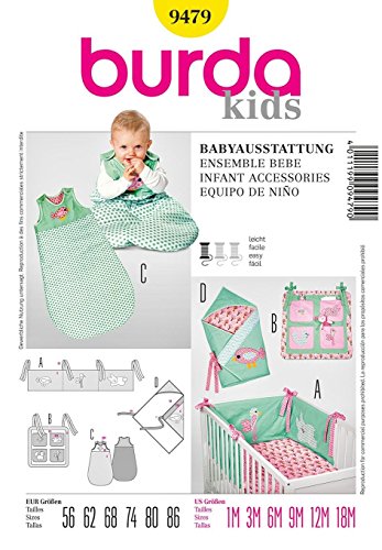 burda-style-9479-schnittmuster-babyausstattung-gr-56-86-nestchen-schlafsack image 2