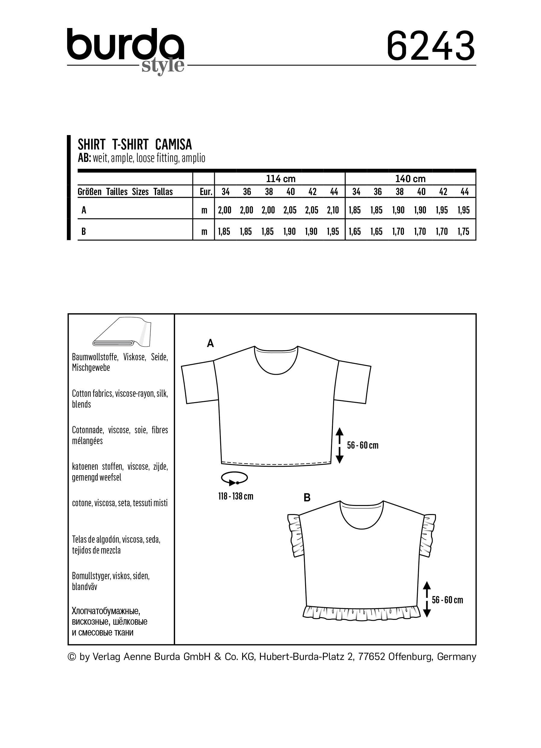 burda-style-schnittmuster-6243-damen-shirt-bluse-schnitt-des-monats image 2