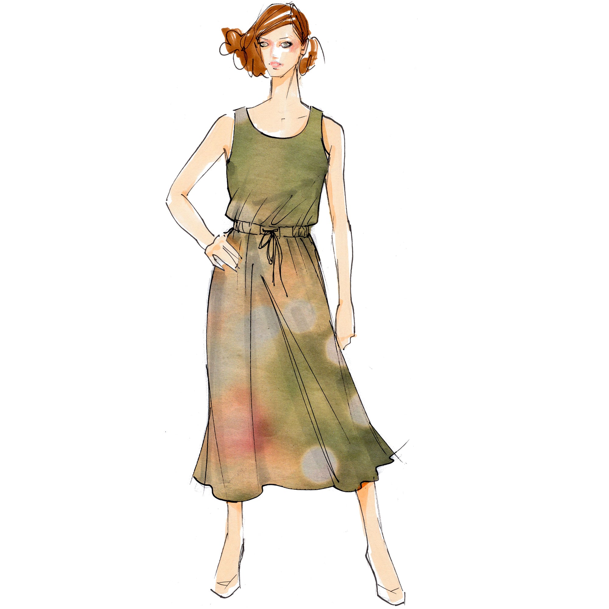 schnittmuster-berlin-midi-kleid-inka-pinafore-kleid-ebook-gr-34-50 image 1