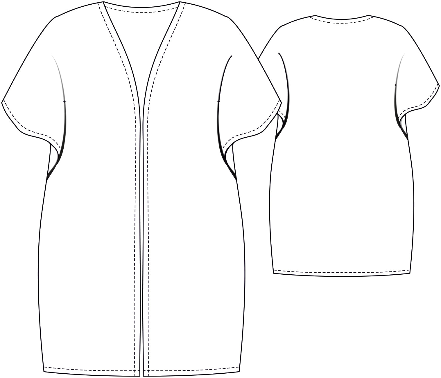 schnittmuster-berlin-cardigan-pauline-damen-oversize-weste-ebook image 2