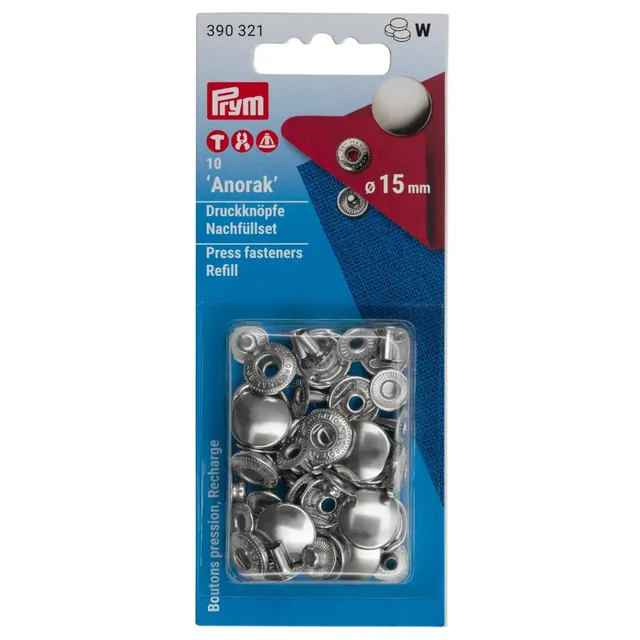 prym-anorak-n-hfrei-druckknopf-nachf-llpackung-390321-messing-15-mm-silberfarbig image 1