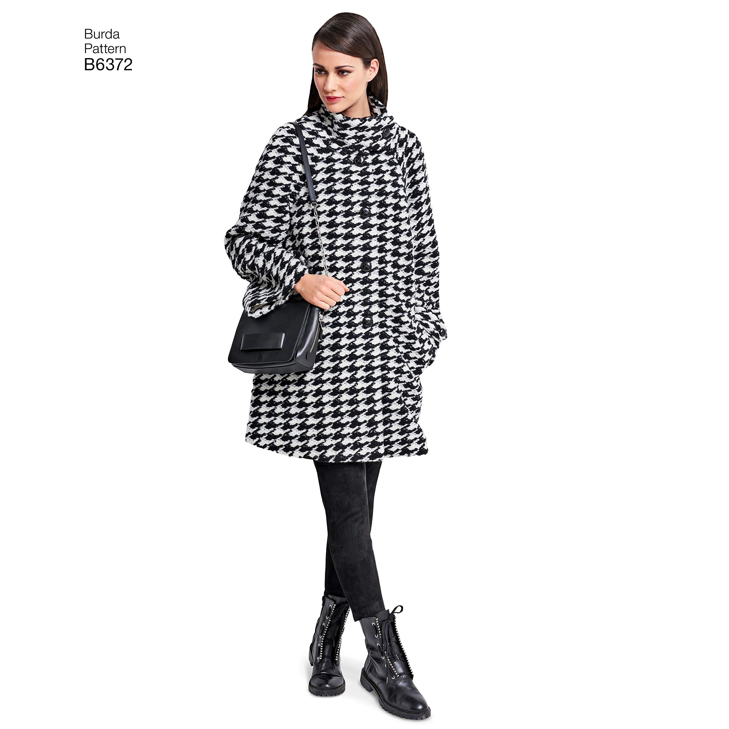 burda-style-6372-schnittmuster-damen-jacke-mantel-a-linie-gr-34-44 image 4