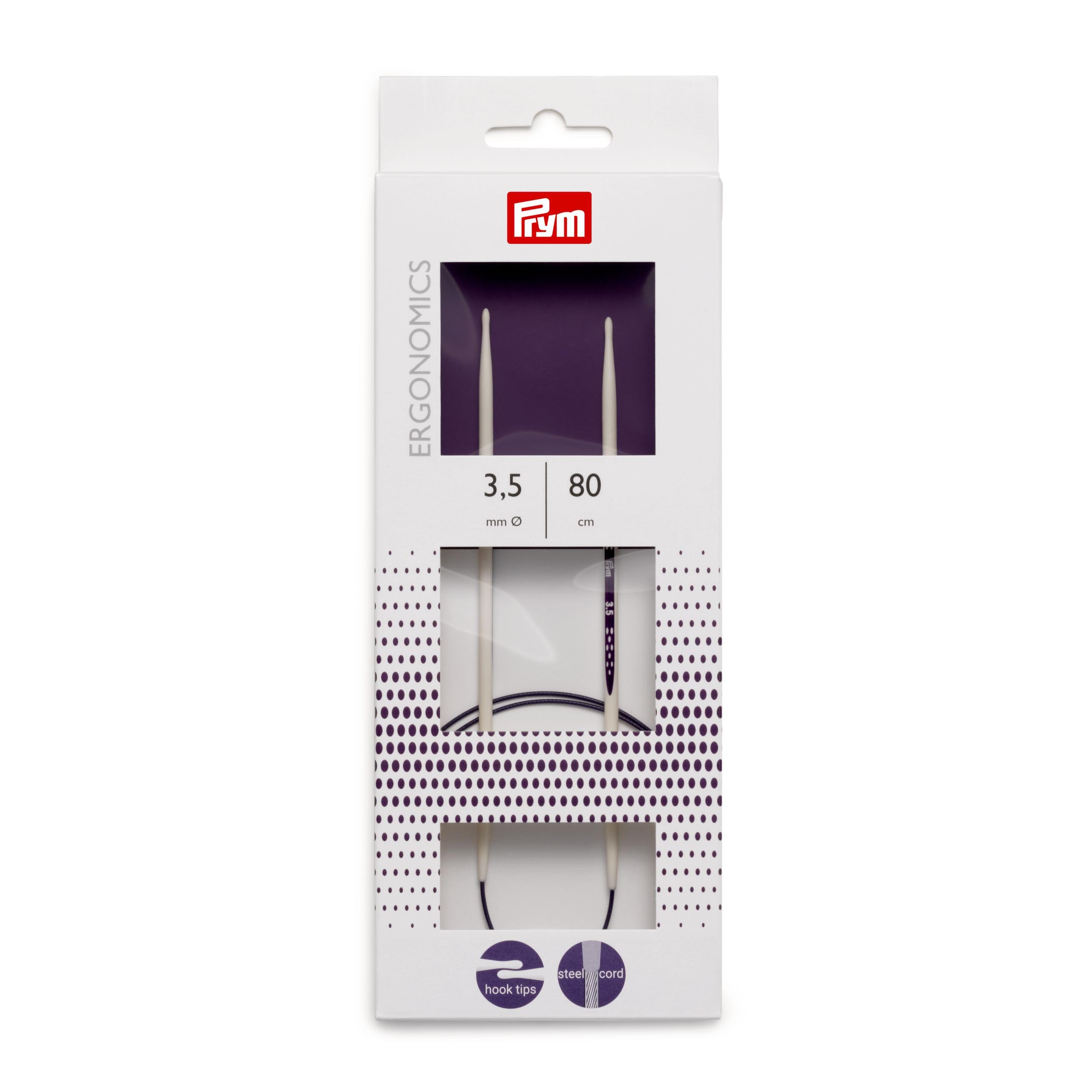 prym-ergonomics-rundstricknadel-80-cm-3-5-mm-high-performance-kunststoff-alabast image 1