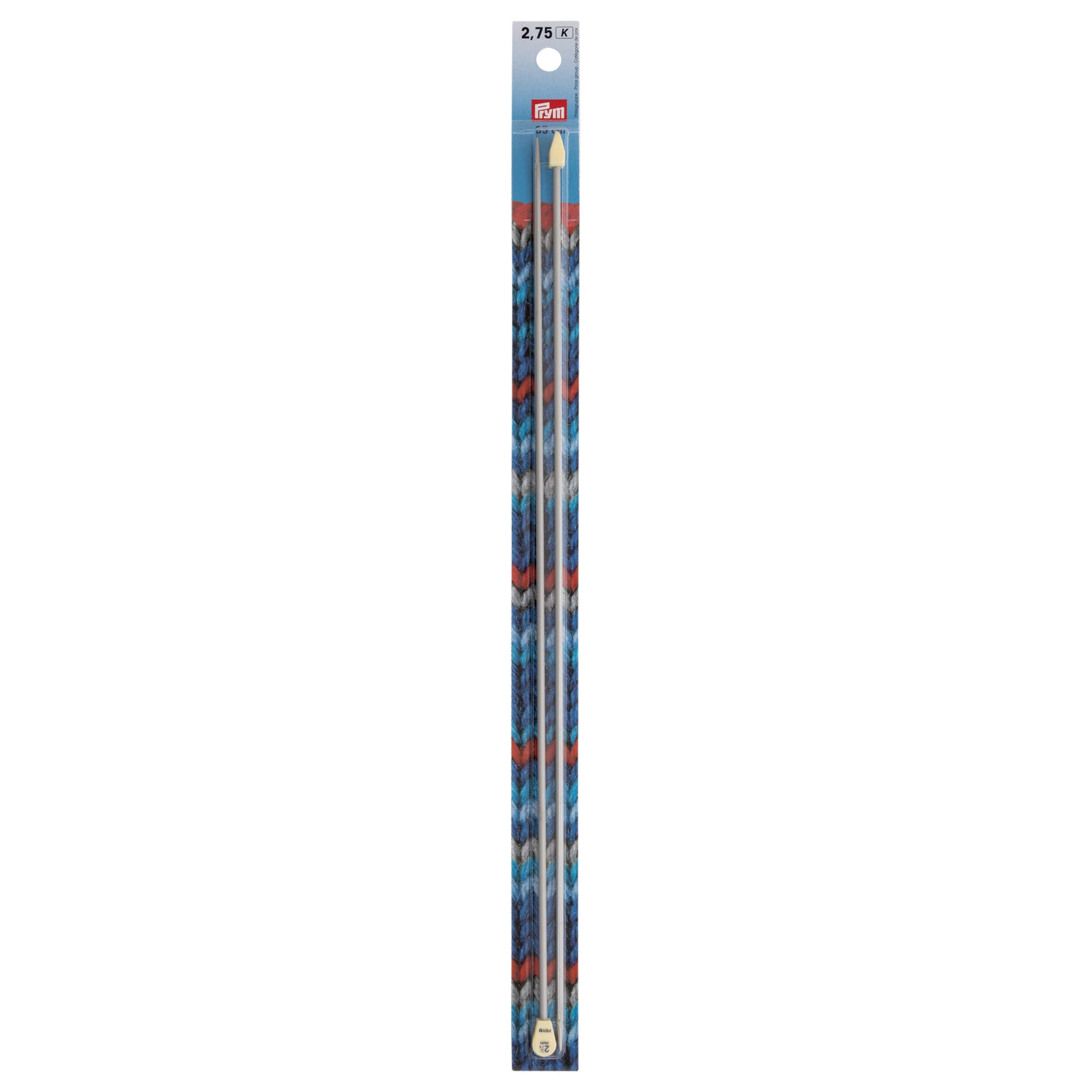 prym-jackenstricknadeln-alu-35-cm-5-50-mm-grau image 2