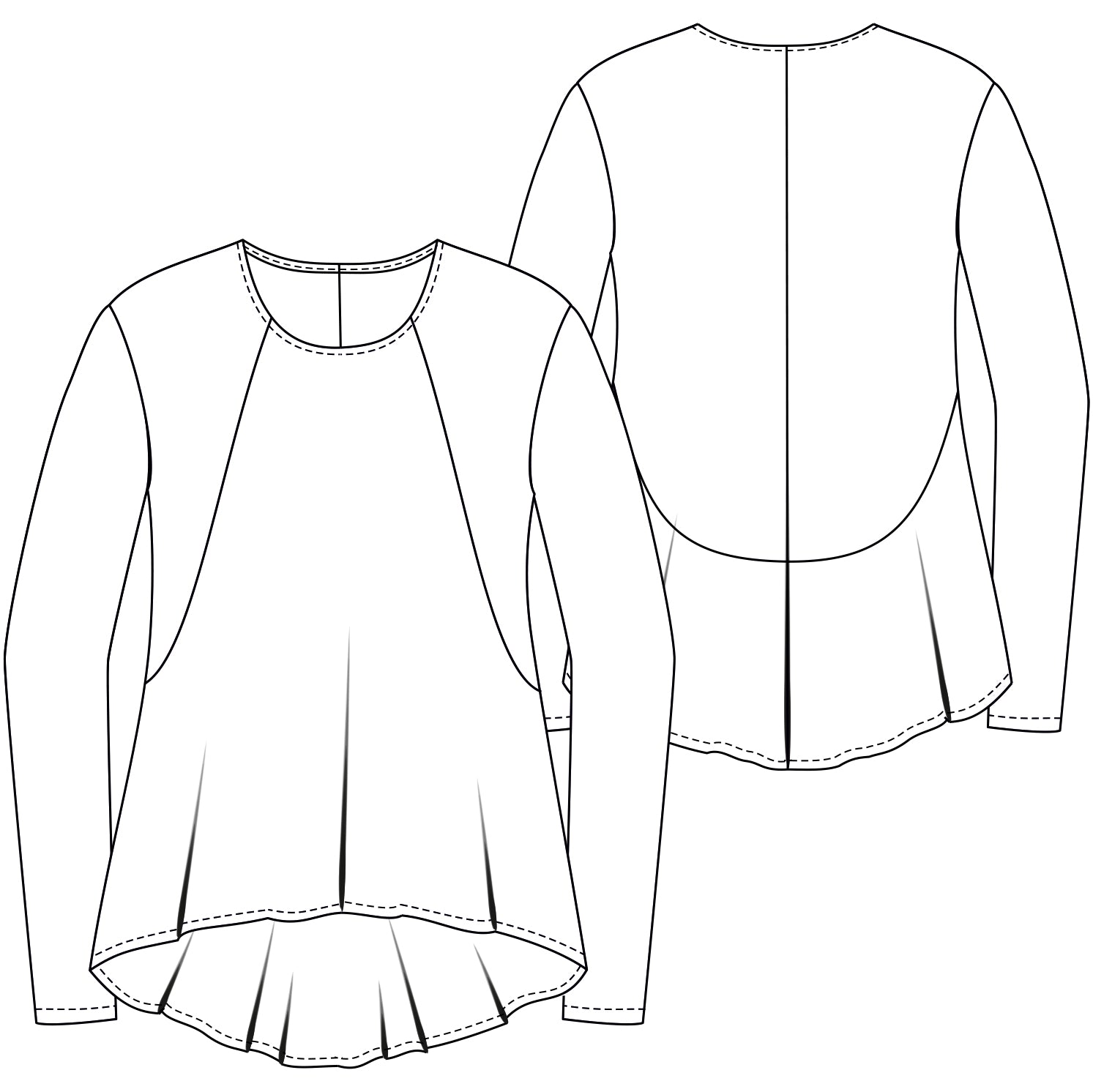 schnittmuster-berlin-shirt-lina-ebook-damen-mit-longsleeve-und-rmellos image 2
