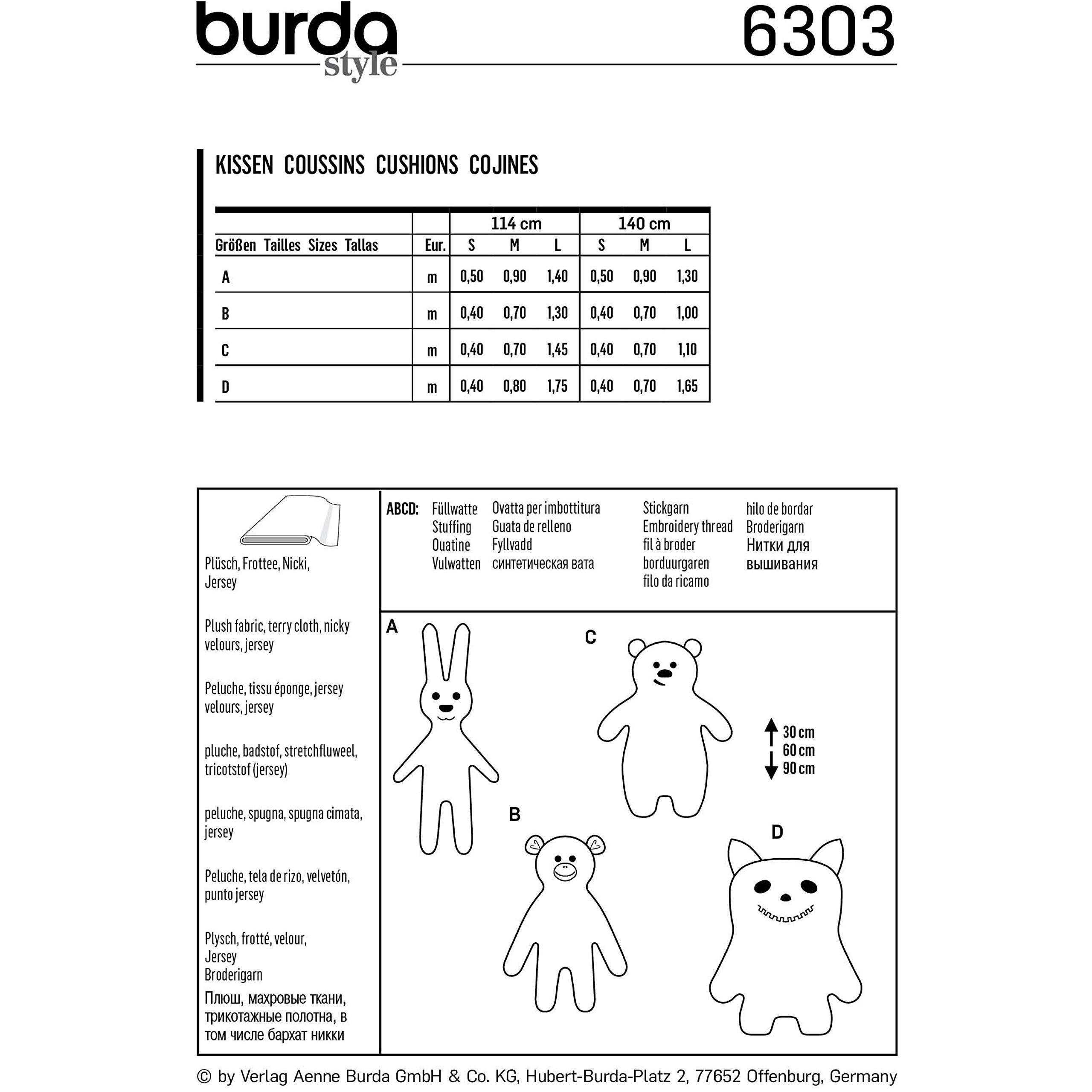 burda-style-b6303-motivkissen-schnittmuster-s-m-l-30-90-cm image 2