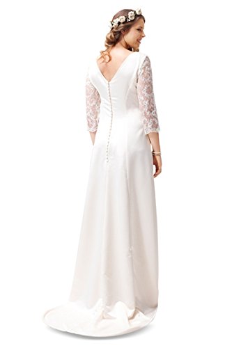 burda-style-6711-schnittmuster-abendkleid-brautkleid-mit-spitzen-rmeln-gr-44-58- image 6