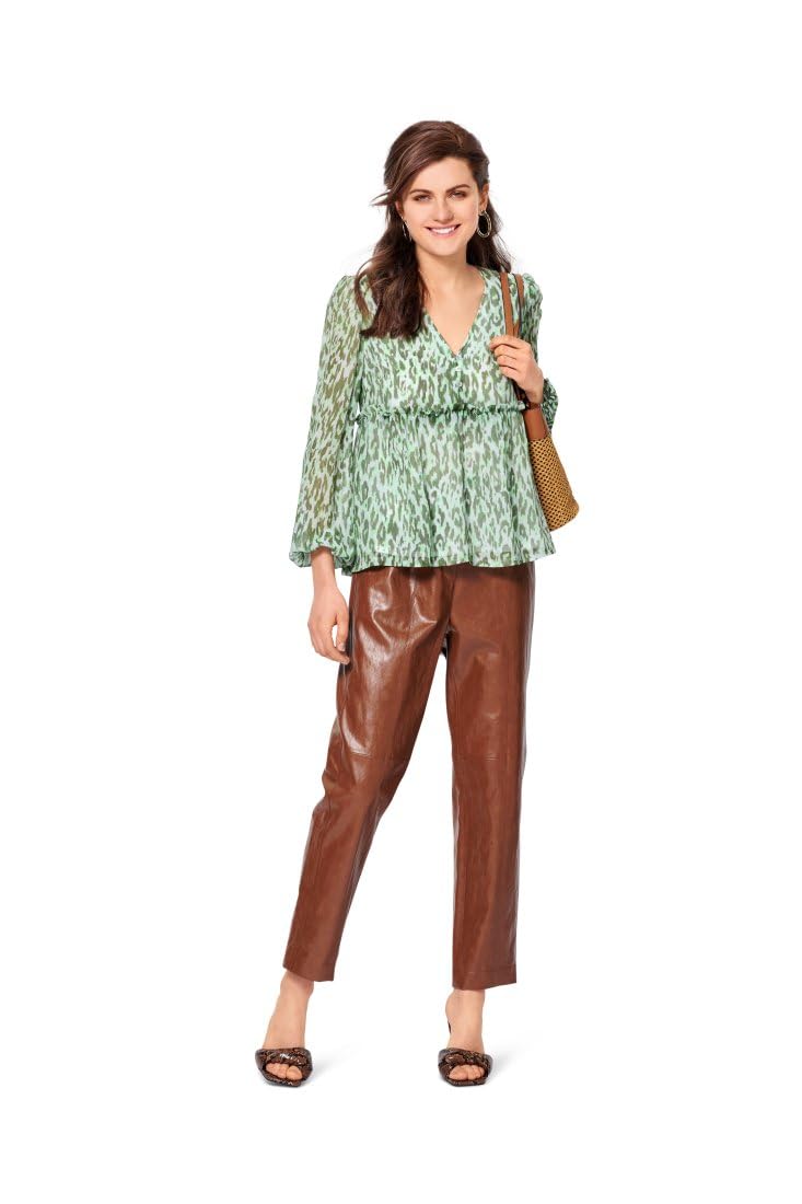 burda-style-katalog-schnittmuster-6023-romantisches-kleid-und-bluse-damen-gr-34- image 6