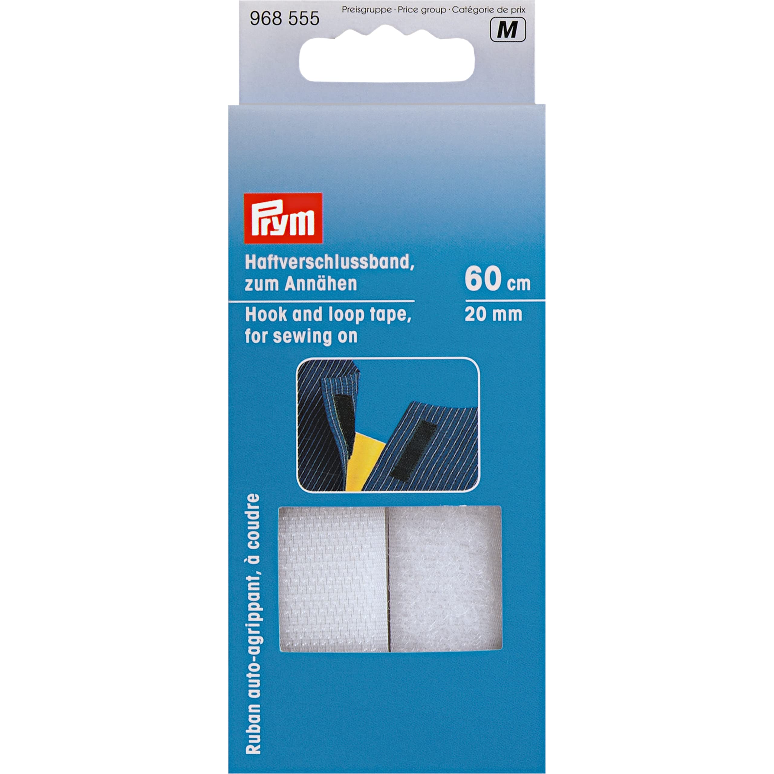 prym-haftverschlussband-zum-ann-hen-20-mm-wei-klettband image 1
