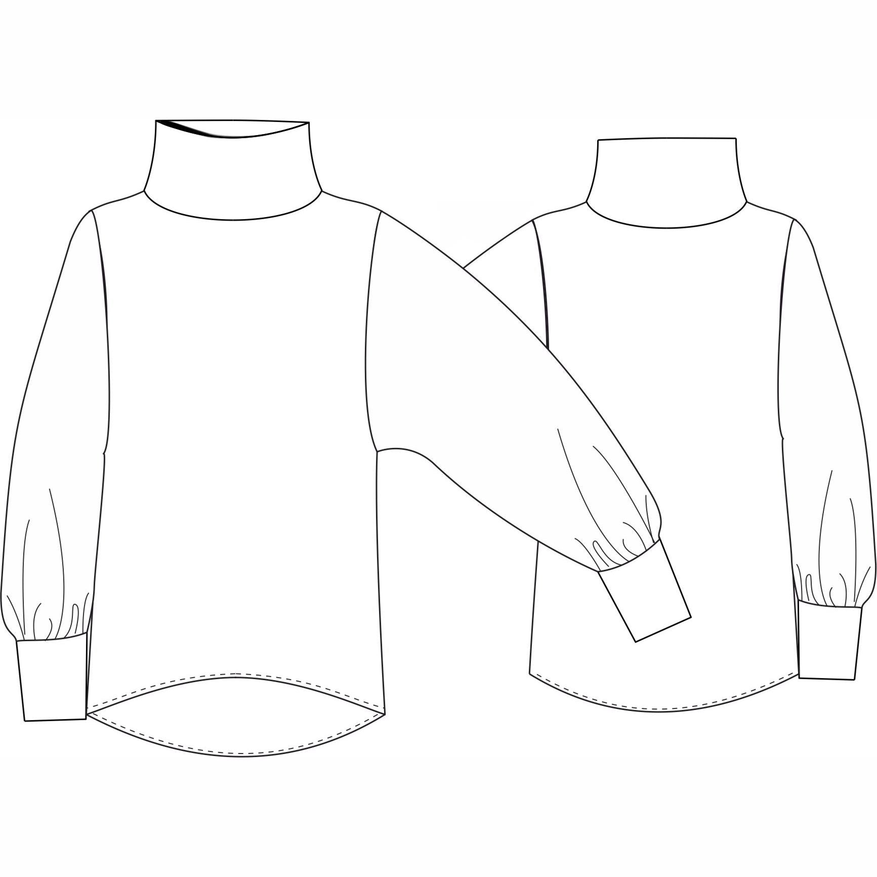 schnittmuster-berlin-pulli-veronika-damen-rollkragenpullover-schnittmuster-gr-34 image 2