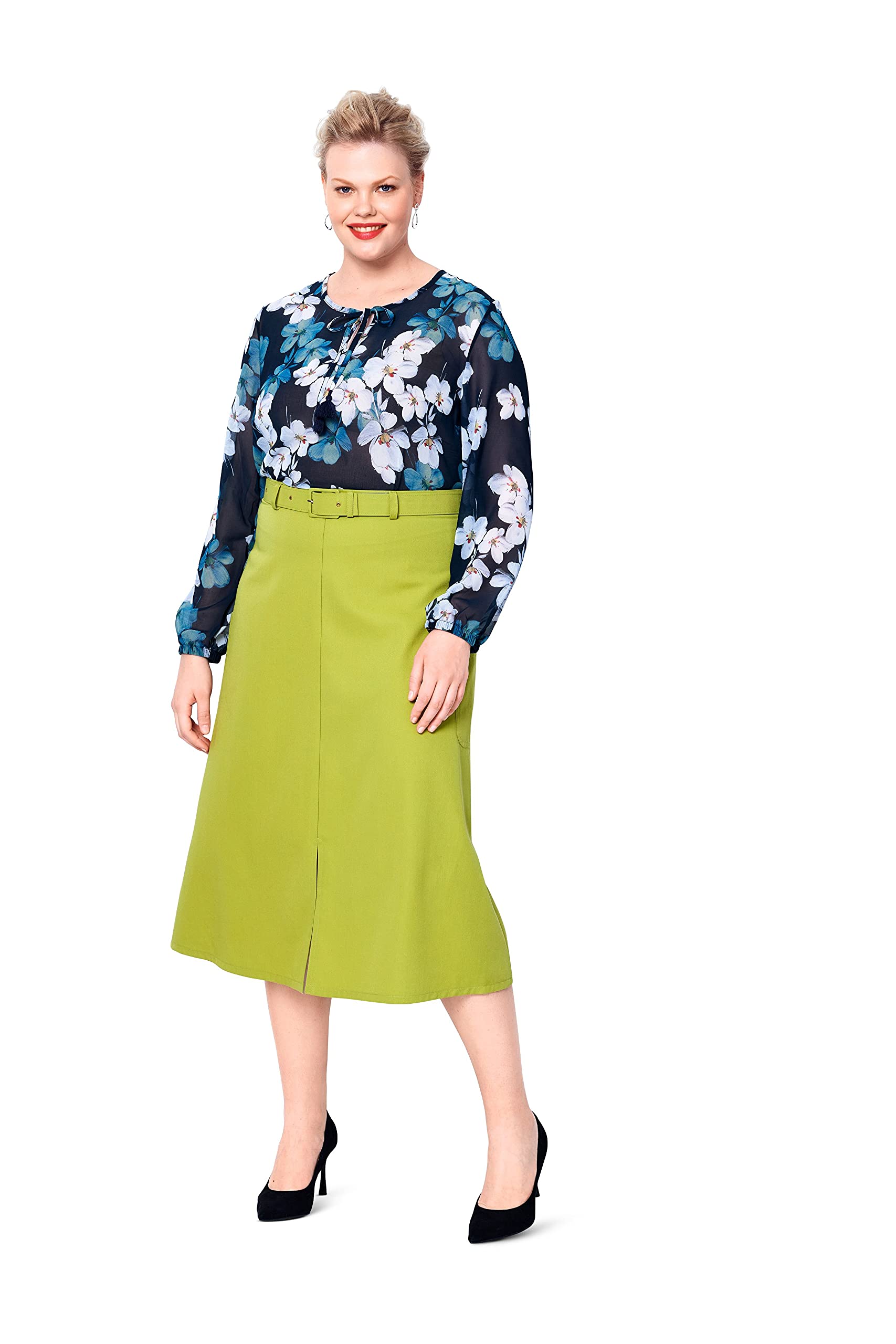burda-style-6104-schnittmuster-rock-damen-gr-46-60 image 1