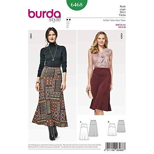 burda-style-6468-schnittmuster-asymmetrischer-rock-mit-elastikbund image 3