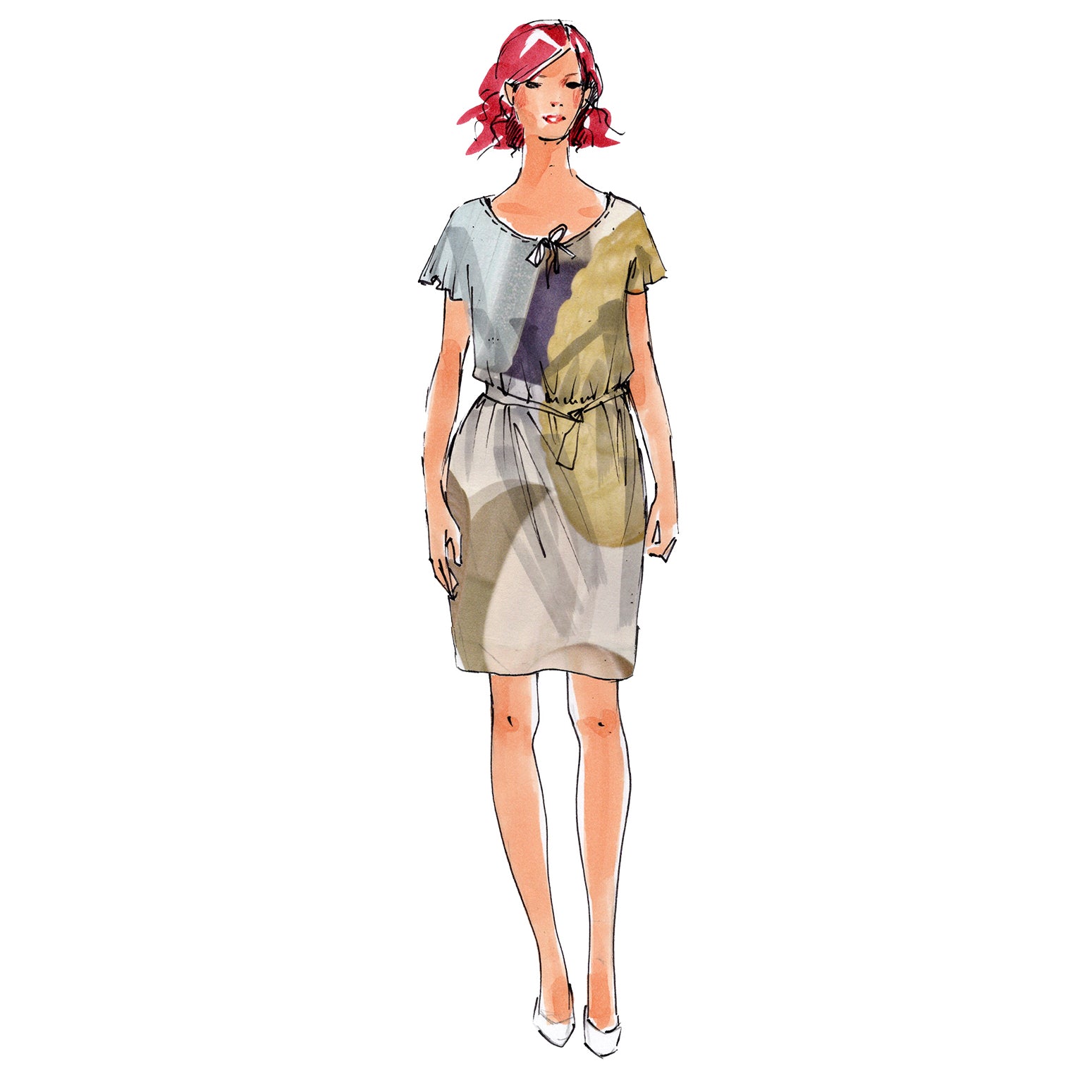 schnittmuster-berlin-sommerkleid-gitte-damen-kleid-schnittmuster image 1