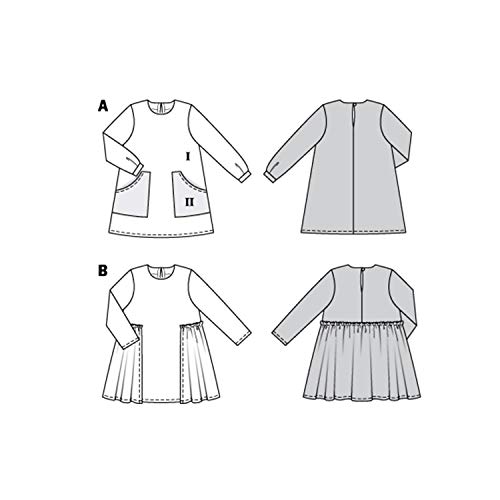 burda-style-9310-langarm-kleid-mit-taschen-und-berrock-papierschnittmuster-kids image 8