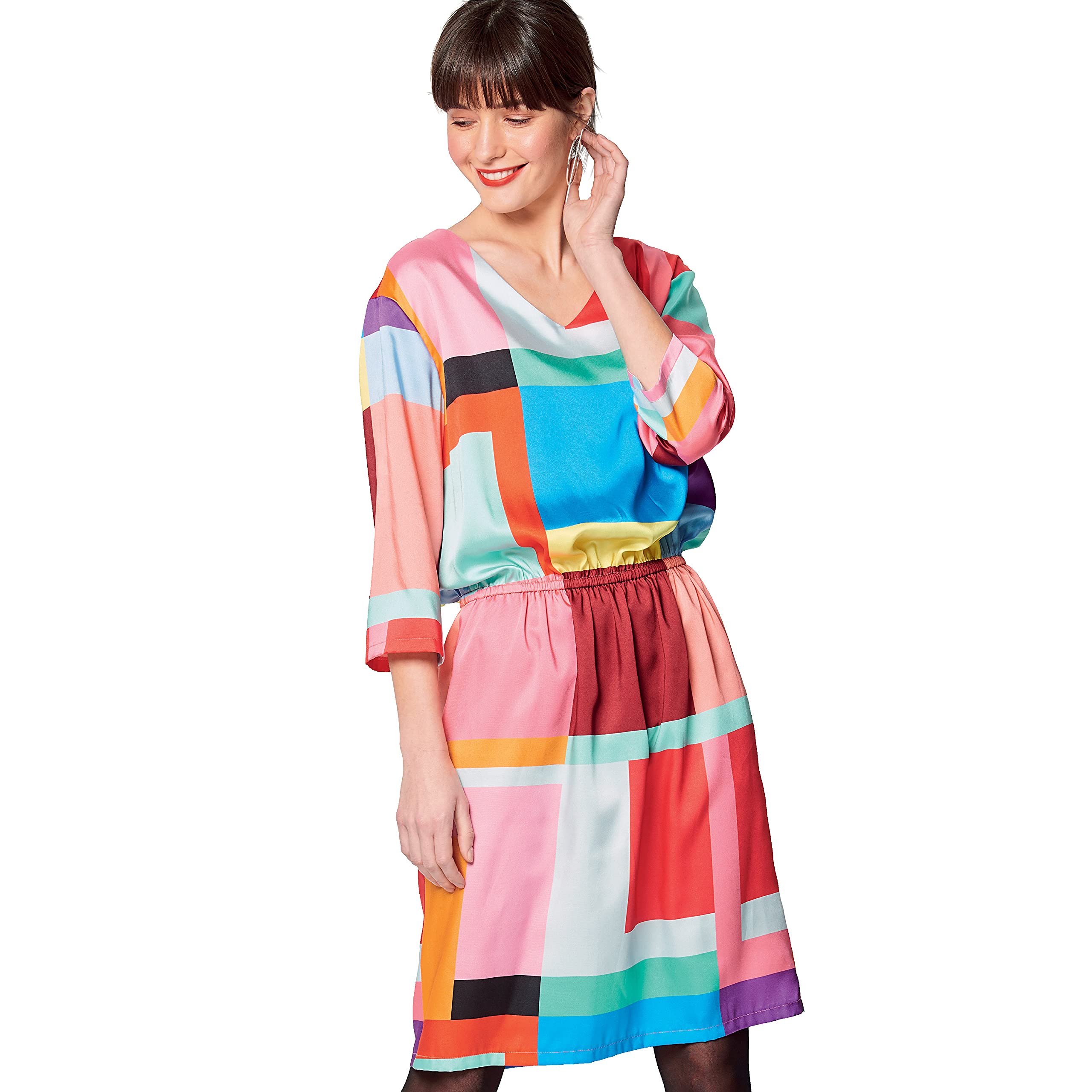 burda-style-schnittmuster-set-bluse-und-kleid-damen-34-44 image 4