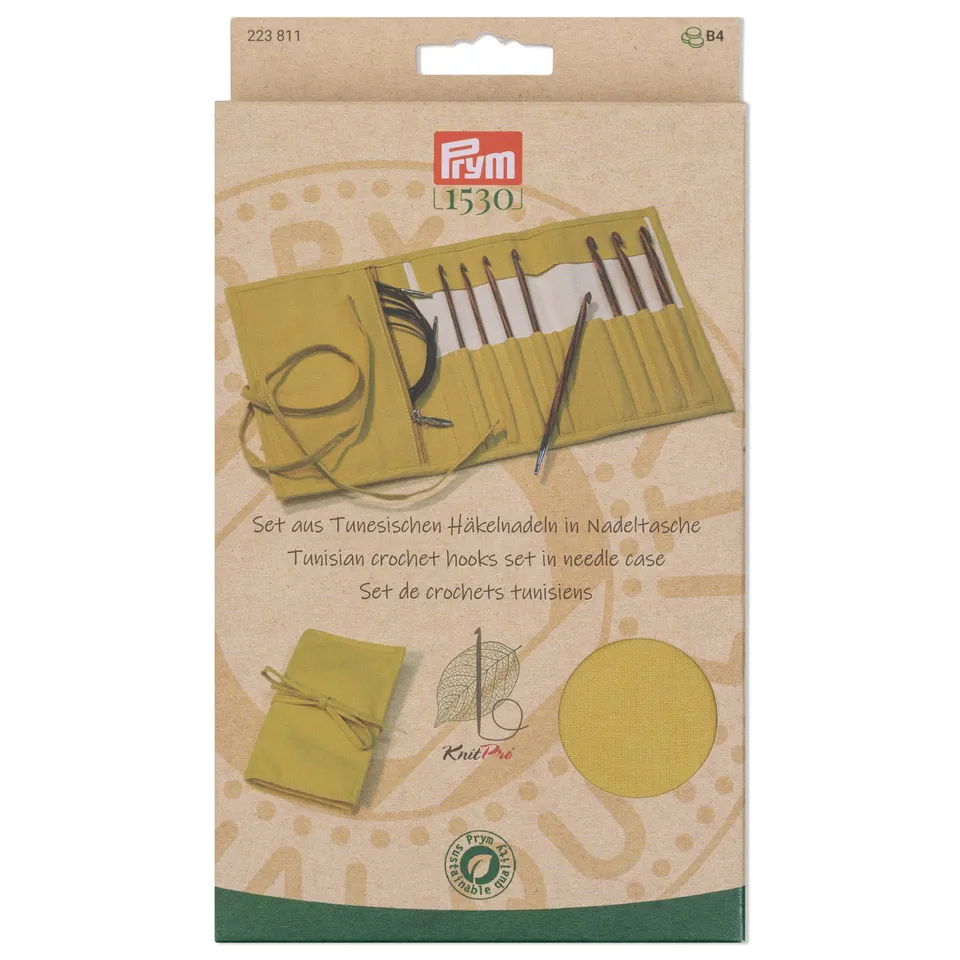 prym-223811-tunesische-h-kelnadeln-set-natural-senf-3-5-8-mm image 1