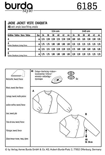 burda-style-6185-schnittmuster-jacke-damen-gr-34-44-level-3-mittel image 4