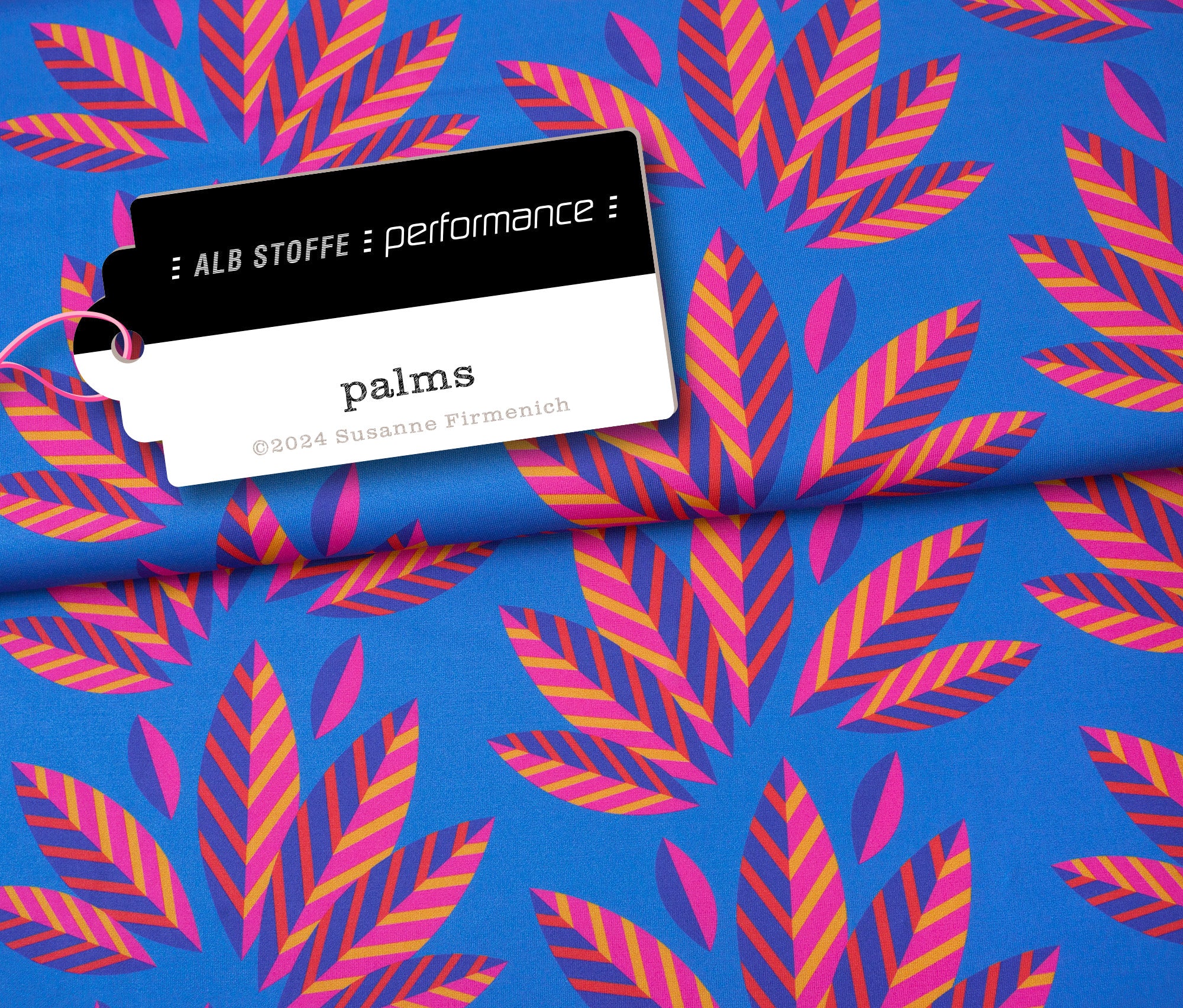 albstoffe-performance-palms-blue-activewear-jersey image 1