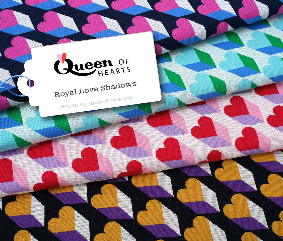 albstoffe-queen-of-hearts-royal-love-shadows-jacquard-jersey-bio-jersey image 1