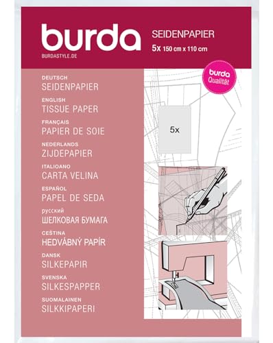 burda-style-seidenpapier-schneider-papier-5-blatt-110-x-150-cm-rosa image 5
