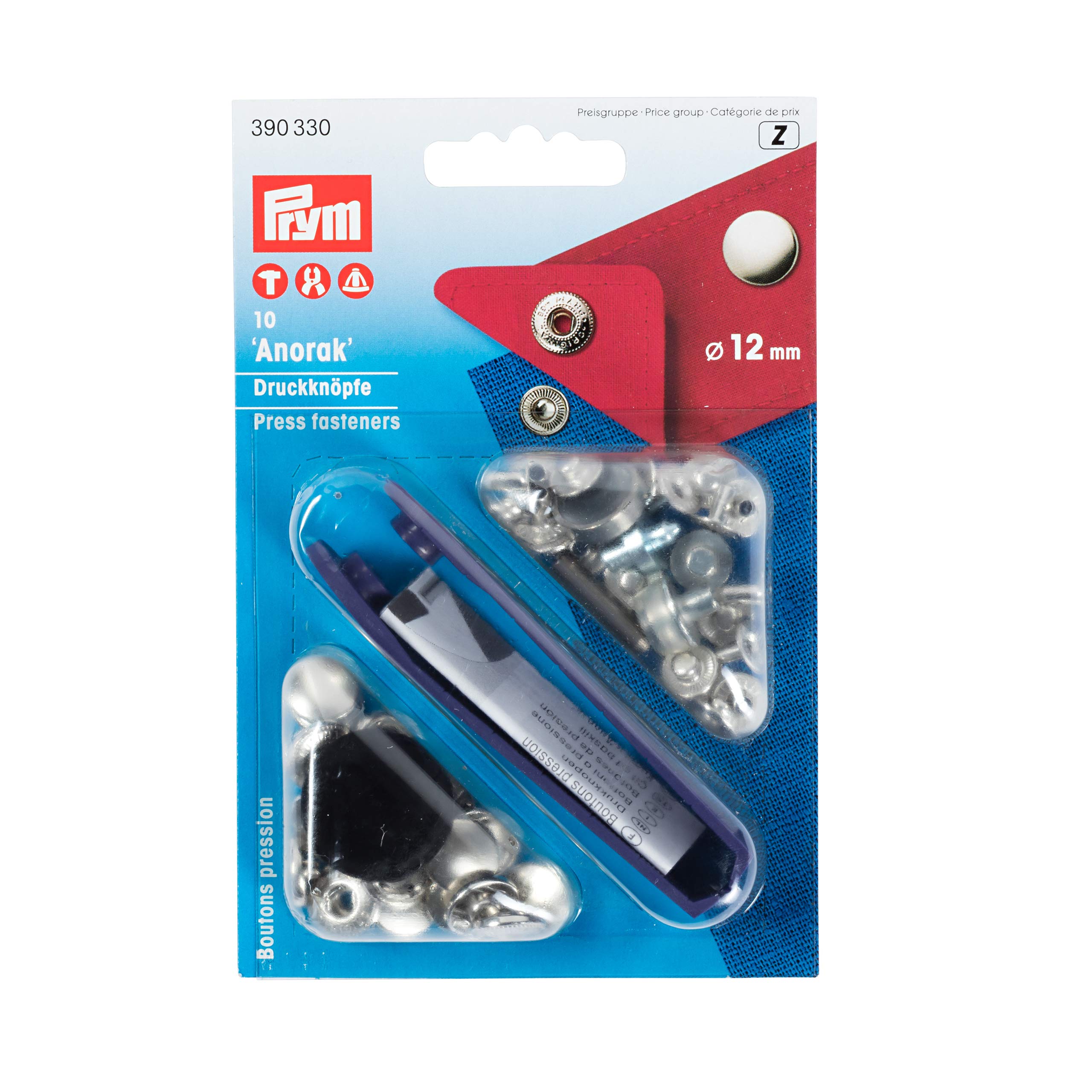 prym-n-hfrei-druckknopf-anorak-12-mm-silberfarbig-10-st-ck-mit-werkzeug image 1