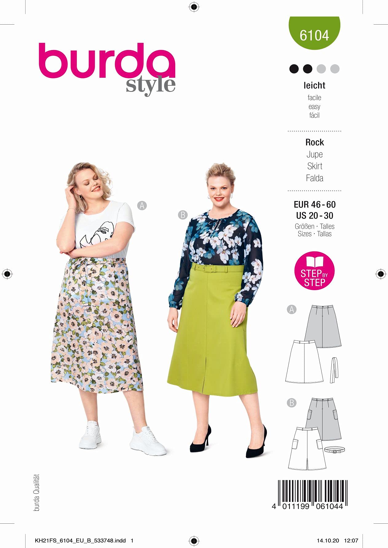 burda-style-6104-schnittmuster-rock-damen-gr-46-60 image 7