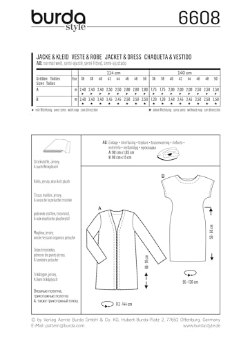 burda-easy-schnittmuster-set-6608-damen-minikleid-und-jacke-gr-36-50 image 5