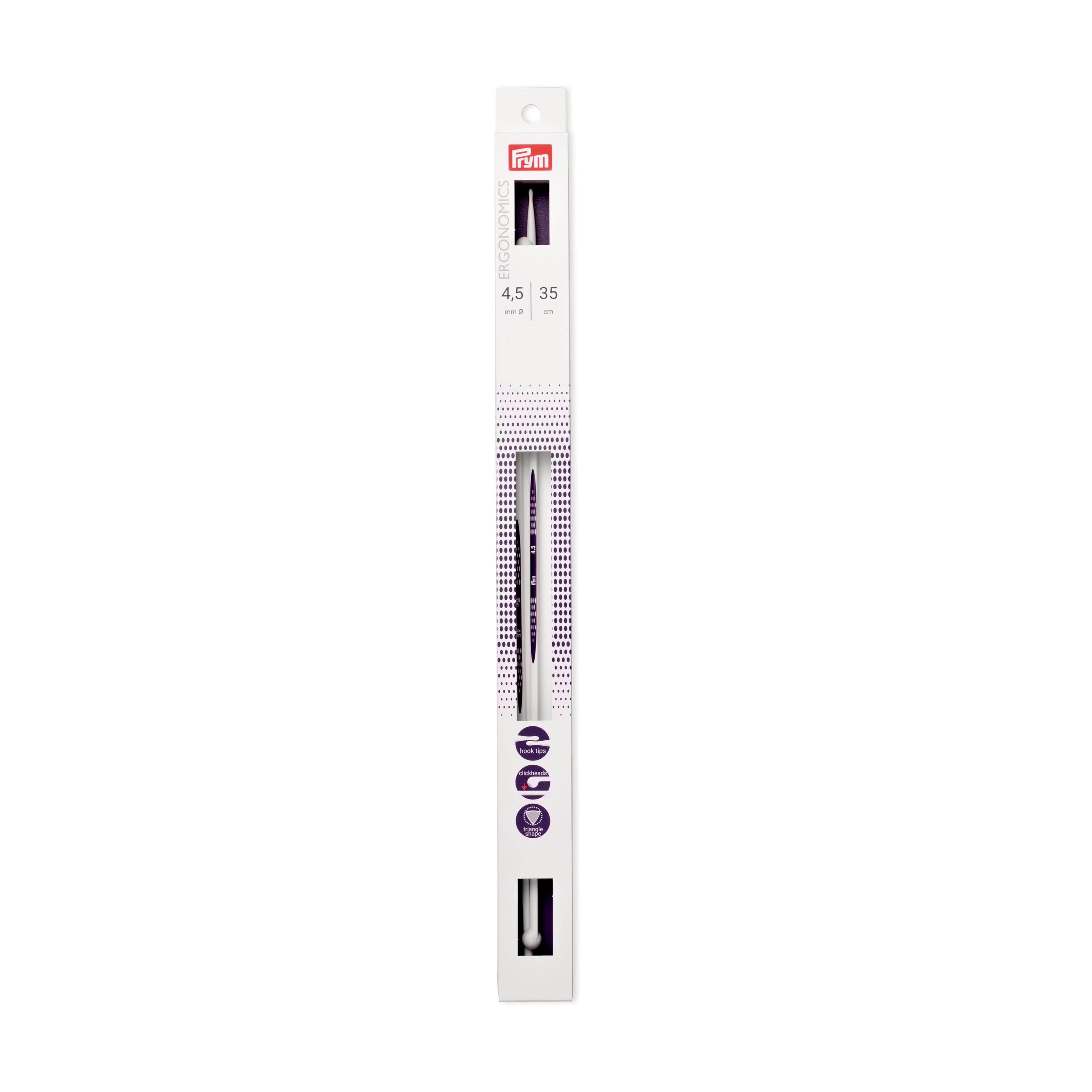 prym-190355-ergonomics-jackenstricknadeln-35-cm-4-50-mm-alabasterwei image 1