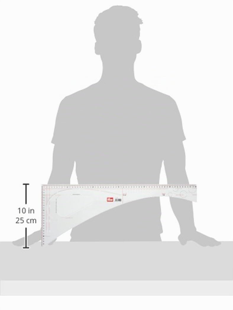 prym-611499-schneiderlineal-60-cm-transparent-24-x-60-cm-kunststoff-mit-90-grad- image 4