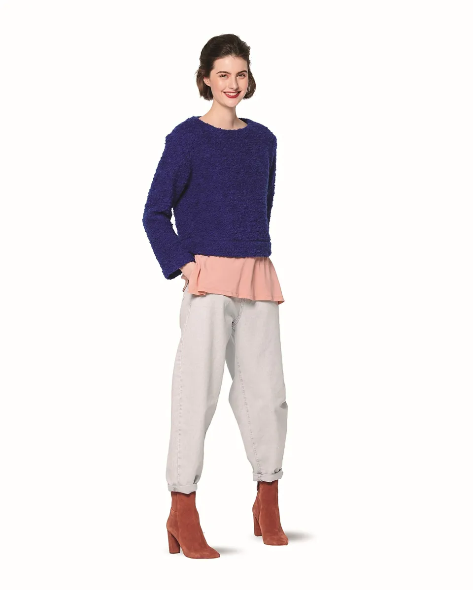 burda-style-6168-schnittmuster-pulli-damen-gr-34-44-level-2-leicht image 1