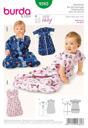burda-style-b9382-schnittmuster-babyschlafsack-gr-3m-2y image 8