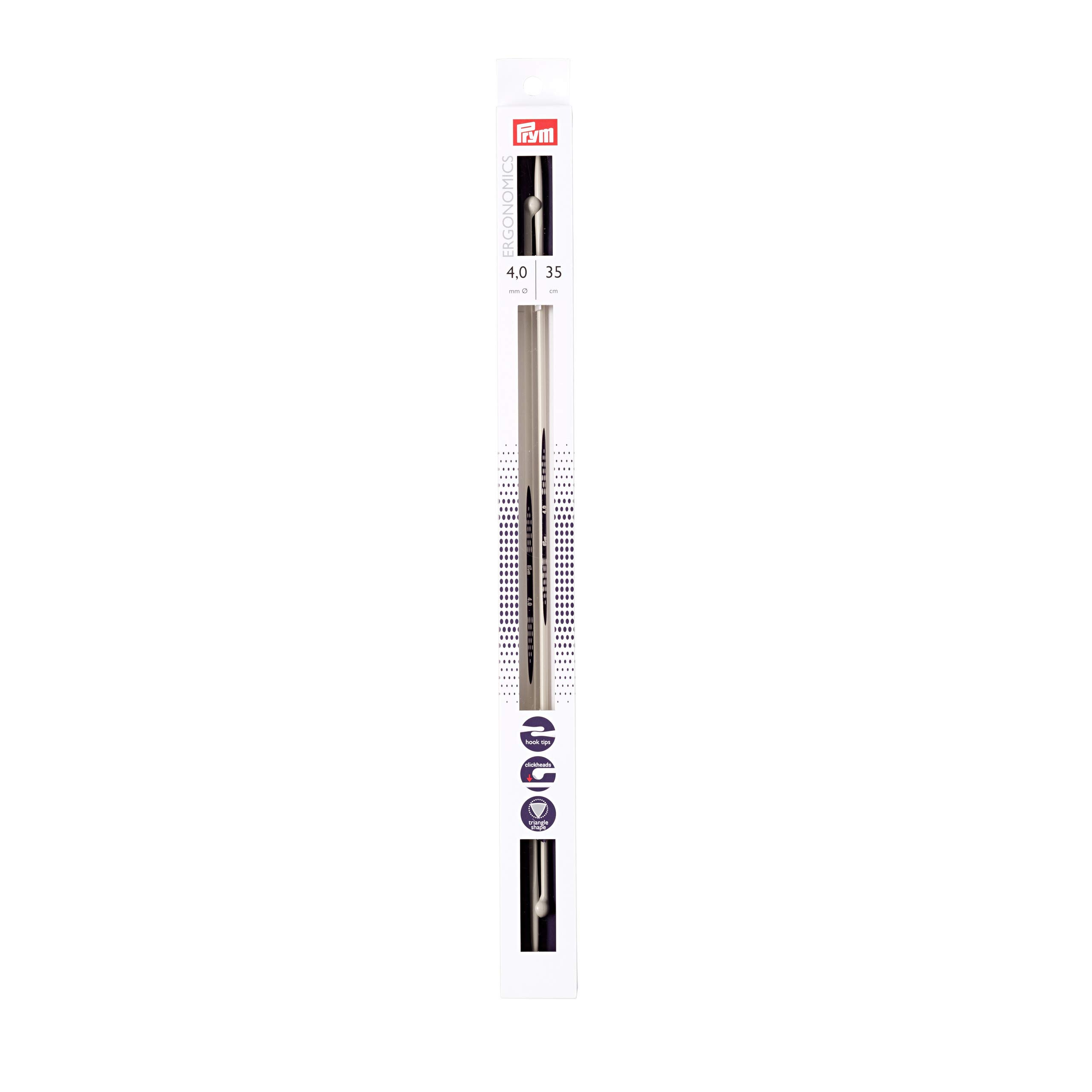 prym-ergonomics-jackenstricknadeln-4-0-mm-35-cm-alabasterwei image 1