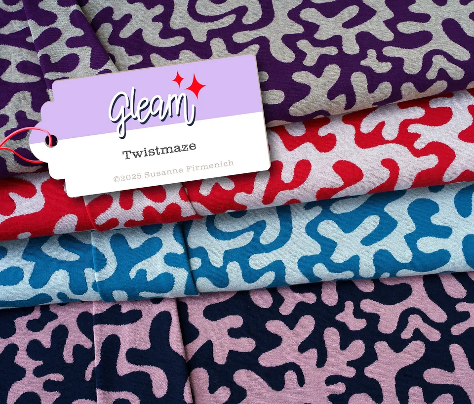 albstoffe-gleam-twistmaze-doubleface-bio-jacquard-jersey-meterware image 1