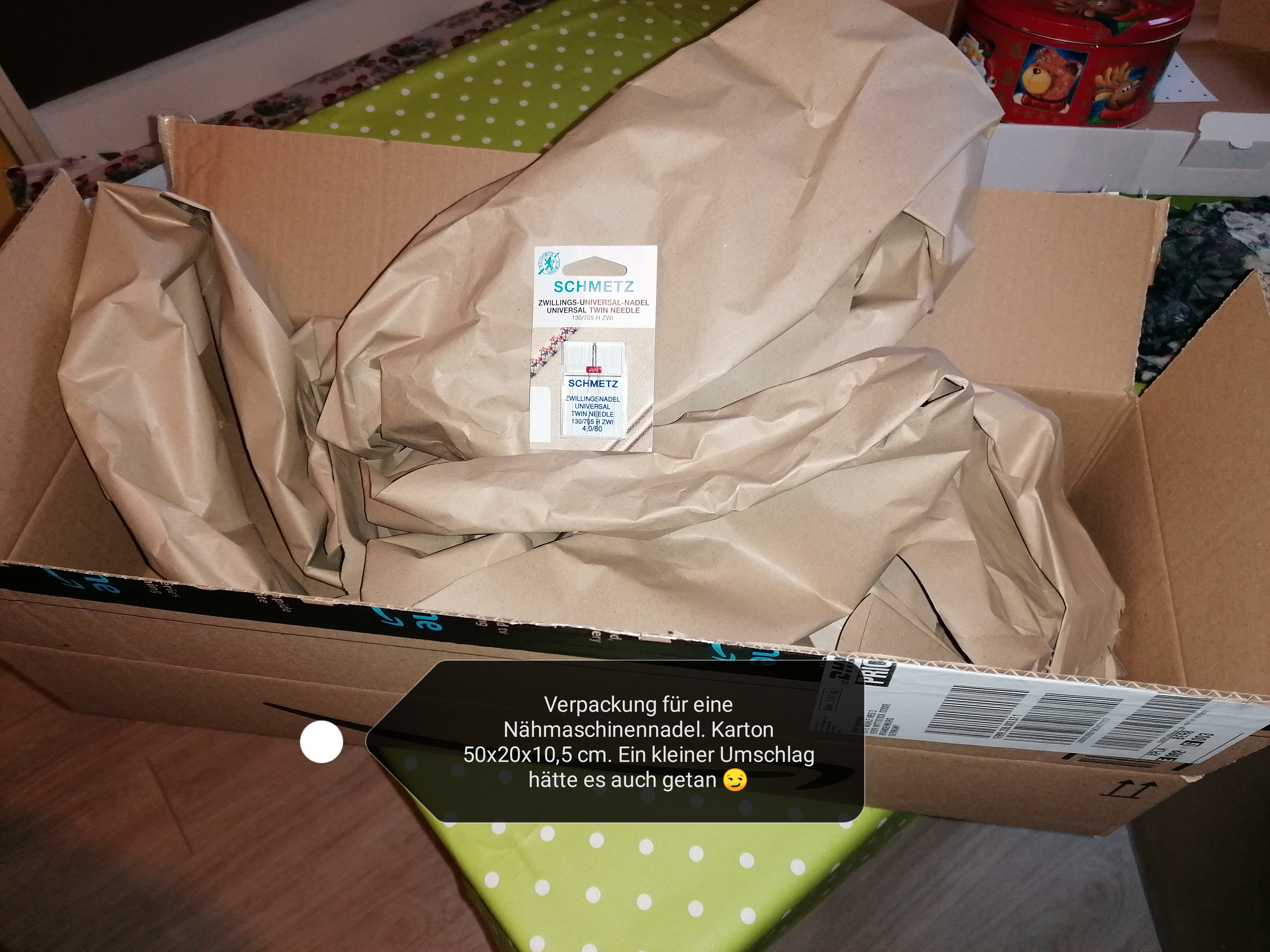 Saum wie gekauft