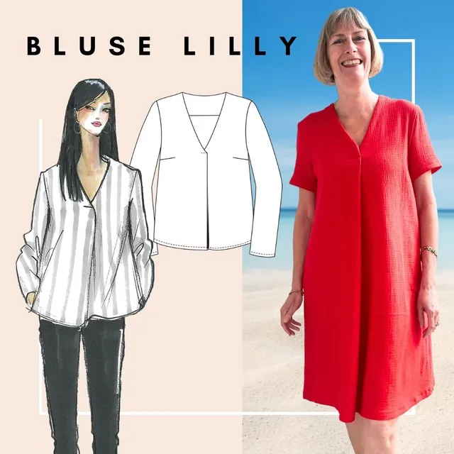 schnittmuster-berlin-bluse-lilly-schnittmuster-mit-patternhack-zum-sommerkleid image 1
